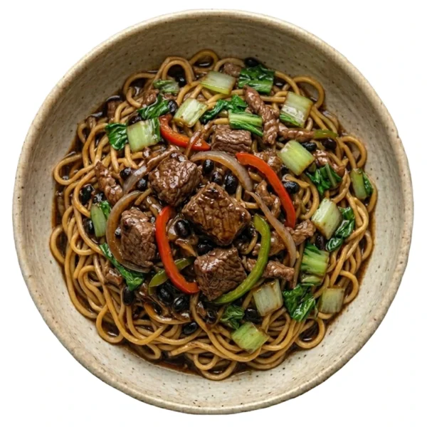 Beef in Black Bean Sauce