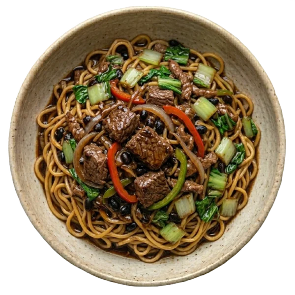 Beef in Black Bean Sauce