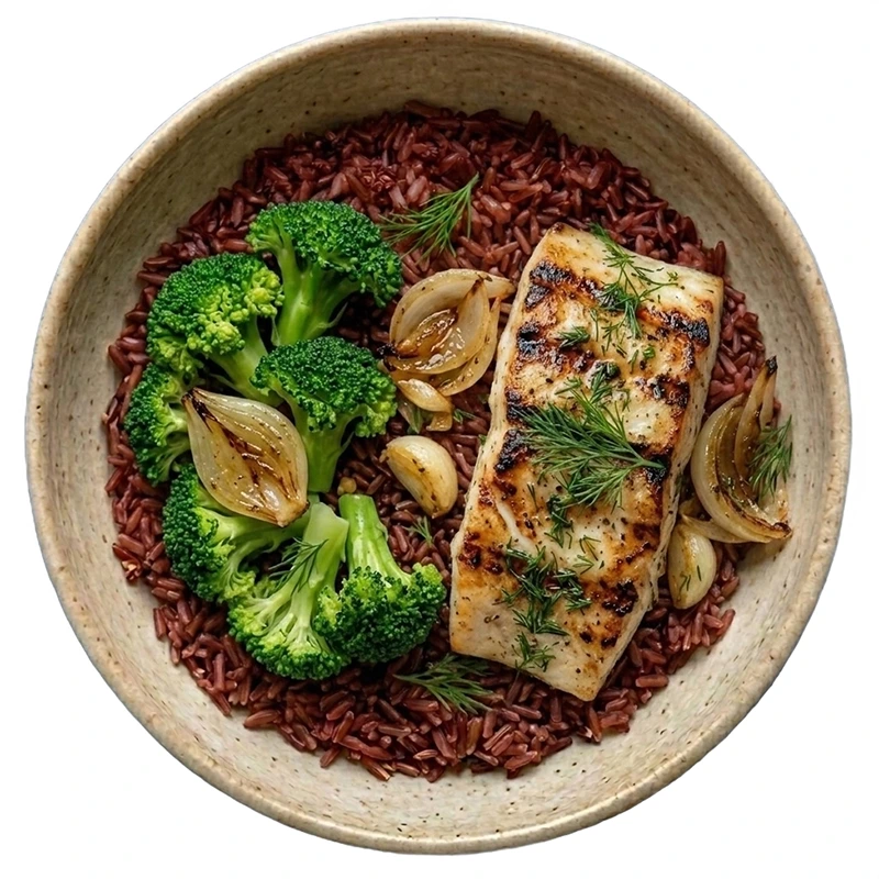 Grilled fish macro and healthy meal delivery in Da Nang for Fuel Meals VN