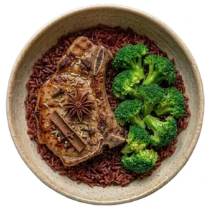 lean pork steak for macro and healthy meal delivery in Da Nang for Fuel Meals VN