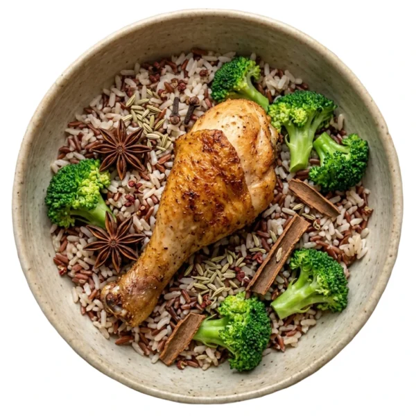 Air-fried chicken drum