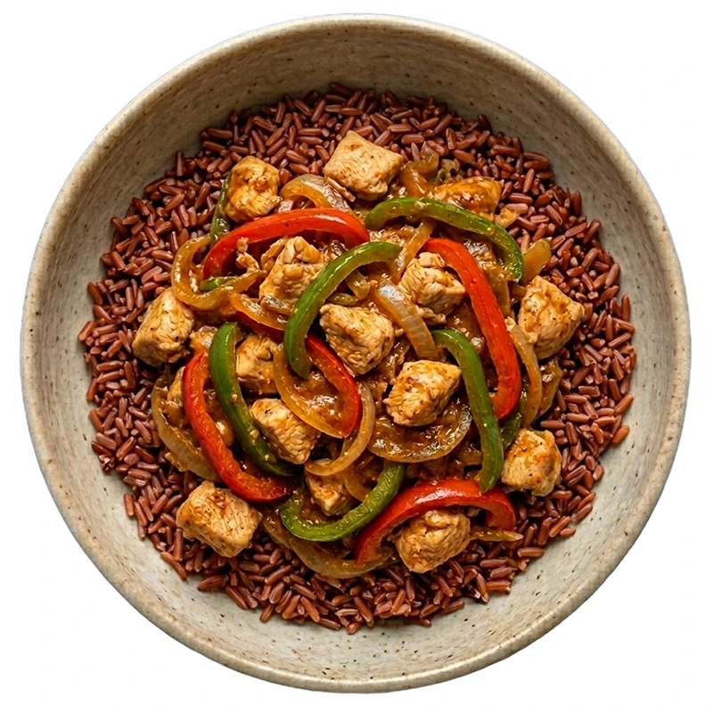 chicken fajita for macro and healthy meal delivery in Da Nang for Fuel Meals VN