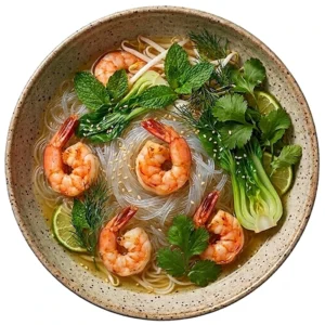 shrimps glass noodles